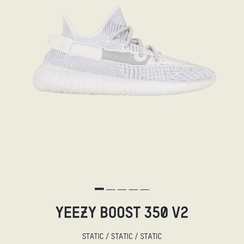 Yeezy Boost 350’s v2 Static Non-Reflective